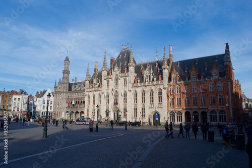 Buildings in Brugge, Belgium.