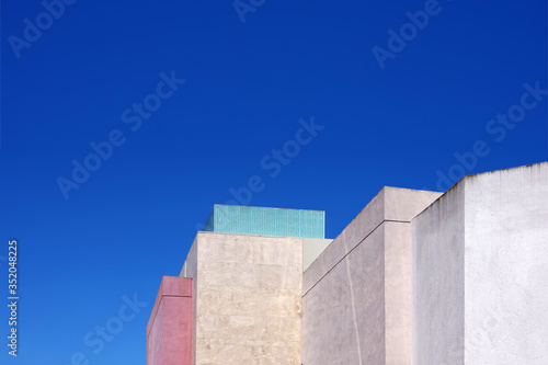 modern building with blue sky