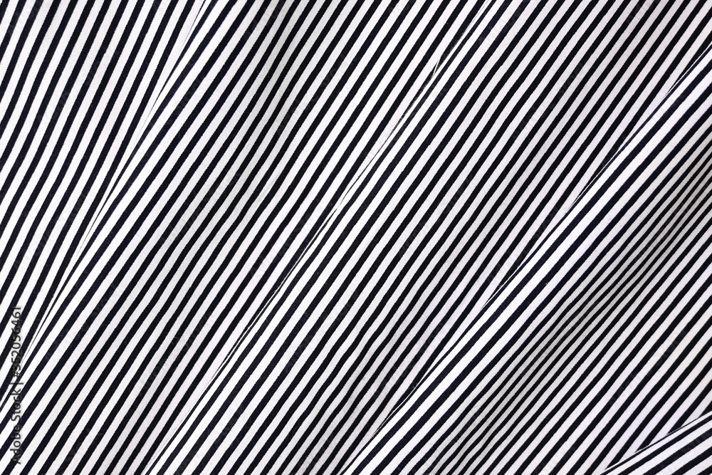 fabric black and white stripe line pattern modern style of fashion cloth textile