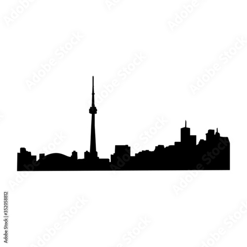 Toronto Skyline Silhouette