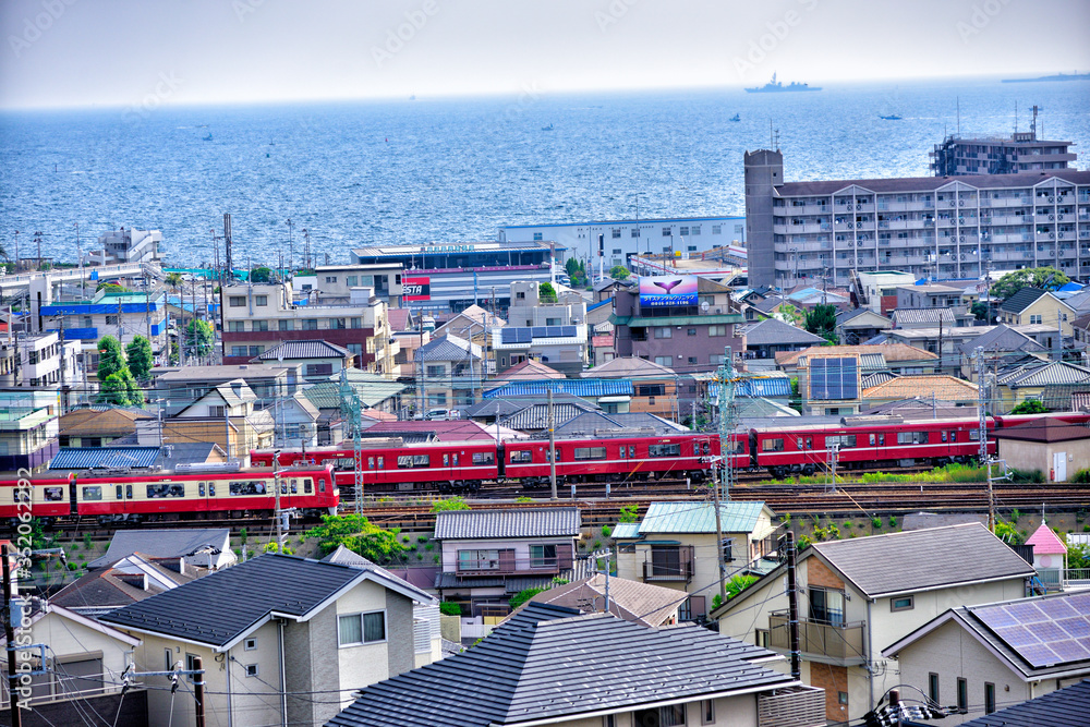 Obraz premium 【神奈川】横須賀の都市景観