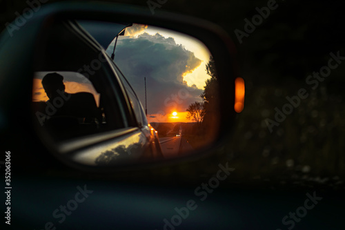 driving in the sunset © Sebastian