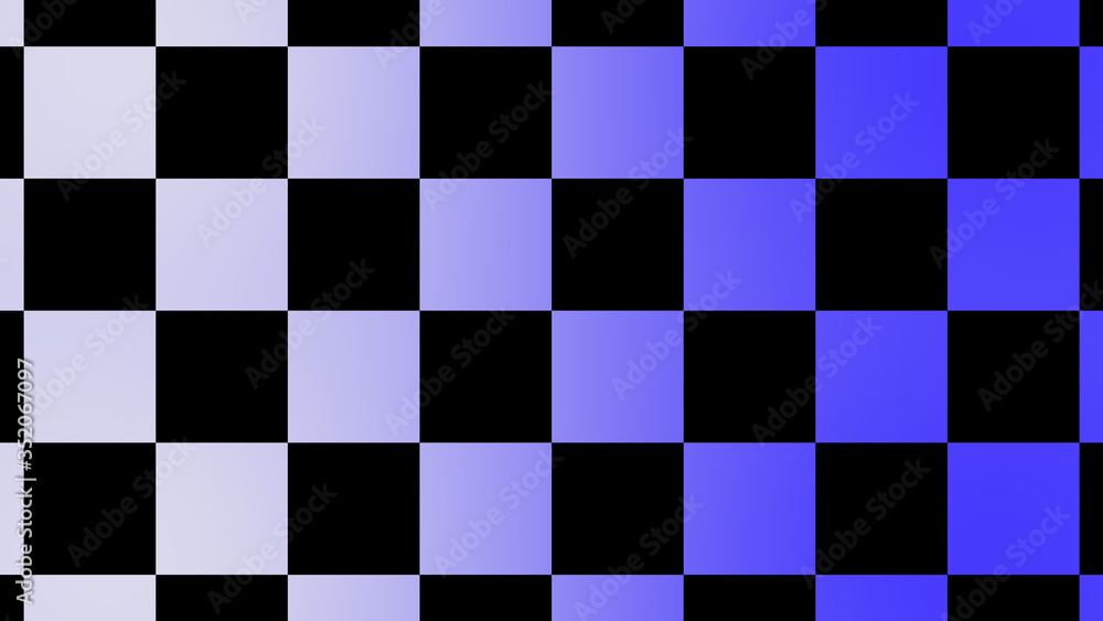 Fototapeta premium Amazing white and blue checker board abstract background,chessboard