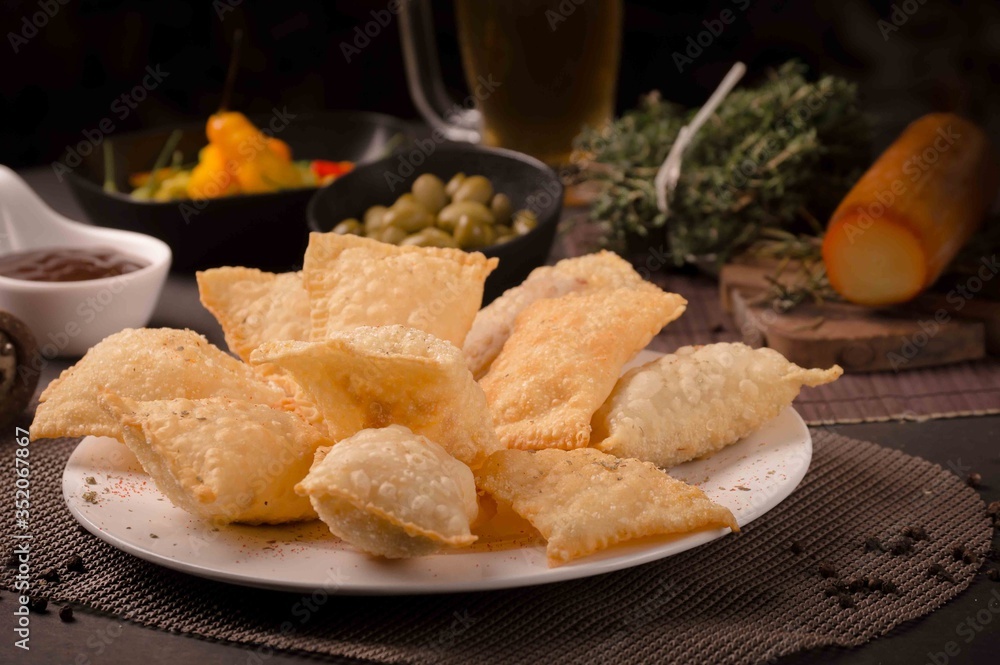 Pastel frito. Pastel frito.