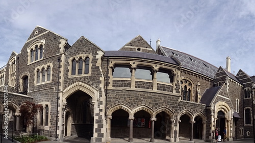 The view of Christchurch in New Zealand