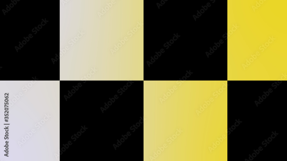 Fototapeta premium New yellow & white checker board abstract background,Best chess board