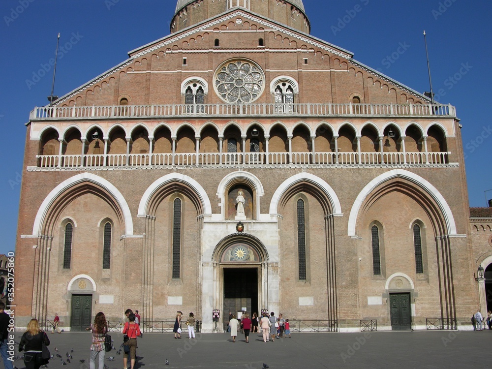 Padua, Italy, Basilica of Sant' Antonio, Facade