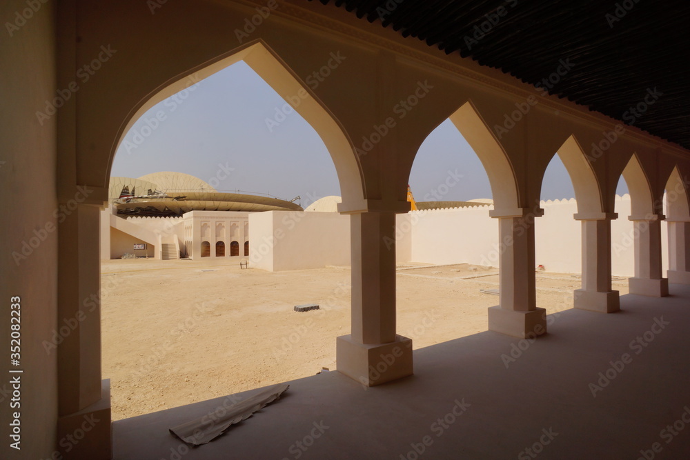 arabic arched hallway 2