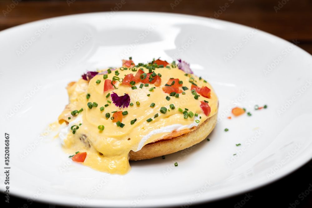 Poached Egg Salmon Poached Egg Salmon