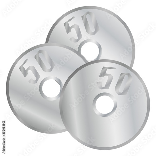 五十円硬貨3枚