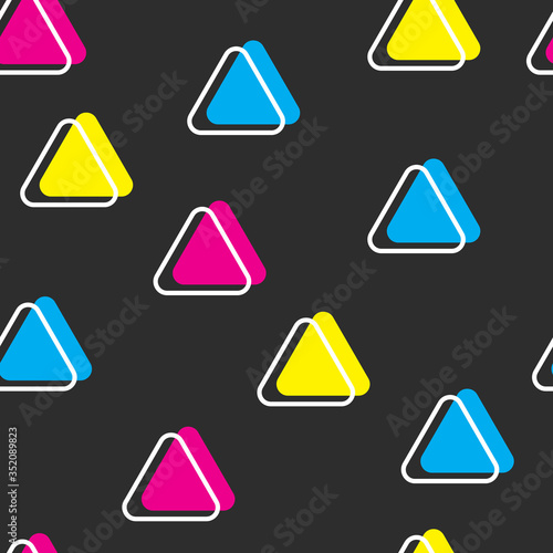 Seamless CMYK pattern