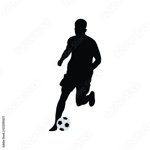 football player silhouette