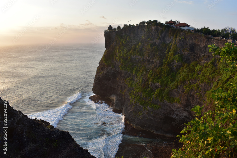 stunning view of Uluwatu cliff, Bali. Indonesia