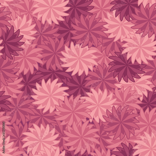 Seamless repeating pattern of flowers