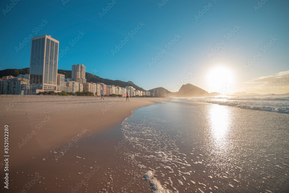 Empty streets of Rio during the coronavirus infection pandemic (COVID-19). Empty streets of Rio during the coronavirus infection pandemic (COVID-19).