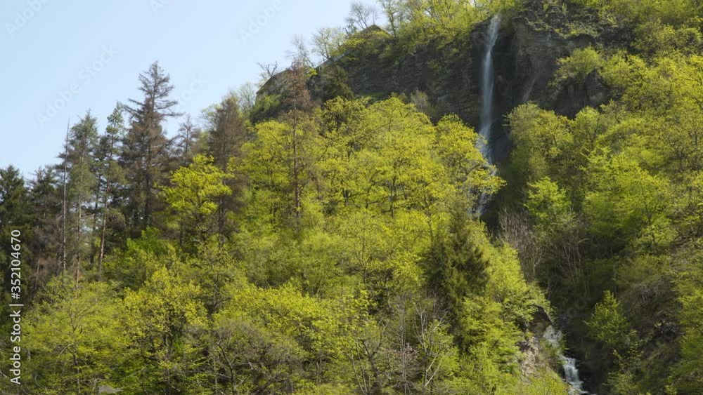Picturesque waterfall in the central park of Borjomi. Borjomi is a resort city in Samtskhe-Javakheti, a region in southwestern Georgia. The city is famous for its Borjomi mineral water Picturesque waterfall in the central park of Borjomi. Borjomi is a resort city in Samtskhe-Javakheti, a region in southwestern Georgia. The city is famous for its Borjomi mineral water