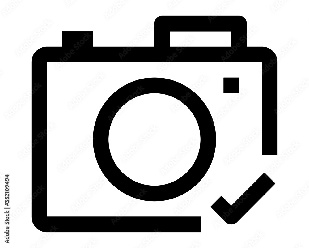 photo camera icon vector photo camera icon vector