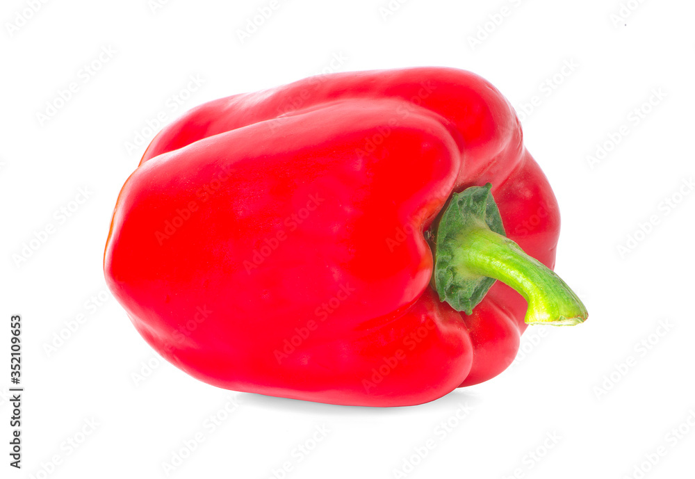 Red peppers an isolated on white background Red peppers an isolated on white background