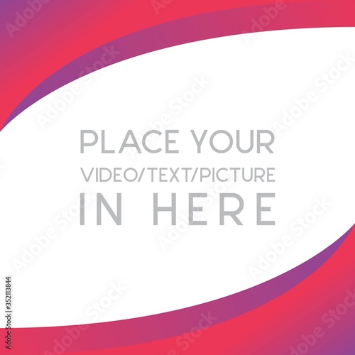 Square Banner Social Media Banners for Digital Marketing. Promotion Brand Fashion. Stories. Streaming