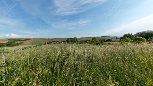 Rural landscape in the French countryside