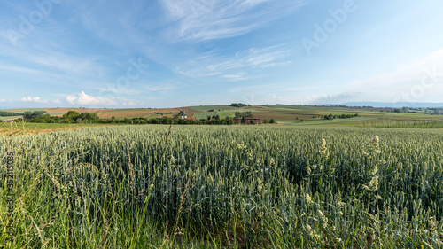 Rural landscape in the French countryside