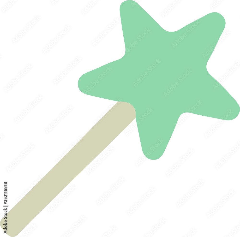 Magic wand icon vector illustration Magic wand icon vector illustration