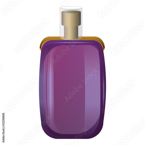 Cosmetic perfume icon. Cartoon of cosmetic perfume vector icon for web design isolated on white background