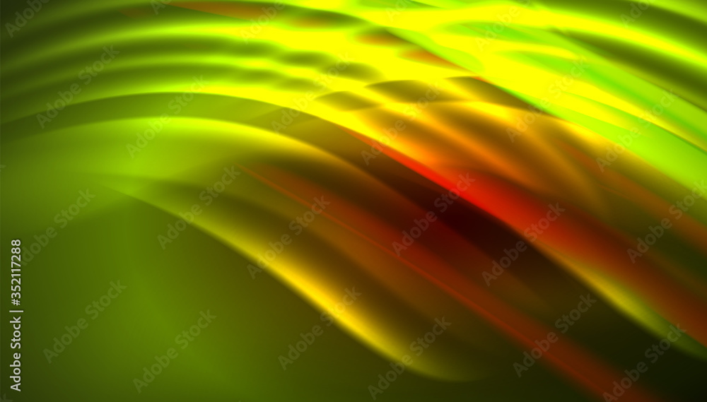 Fluid wave lines background. Trendy abstract layout template for business or technology presentation, internet poster or web brochure cover, wallpaper Fluid wave lines background. Trendy abstract layout template for business or technology presentation, internet poster or web brochure cover, wallpaper