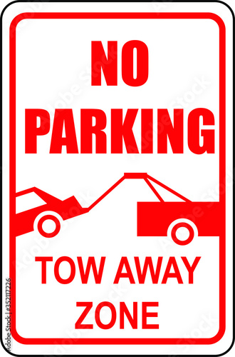 No parking tow away zone
