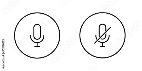 Microphone, record, voice, google voice Button / Icon set