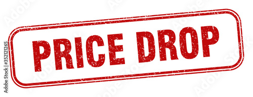 price drop stamp. price drop square grunge sign. label