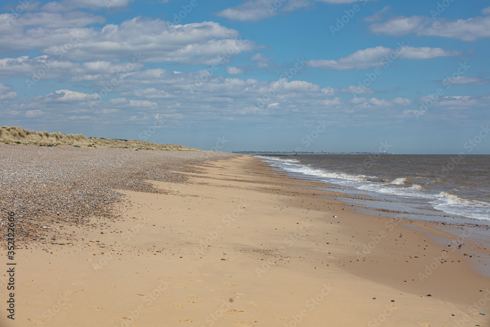 The beach at Sizewell Suffolk
