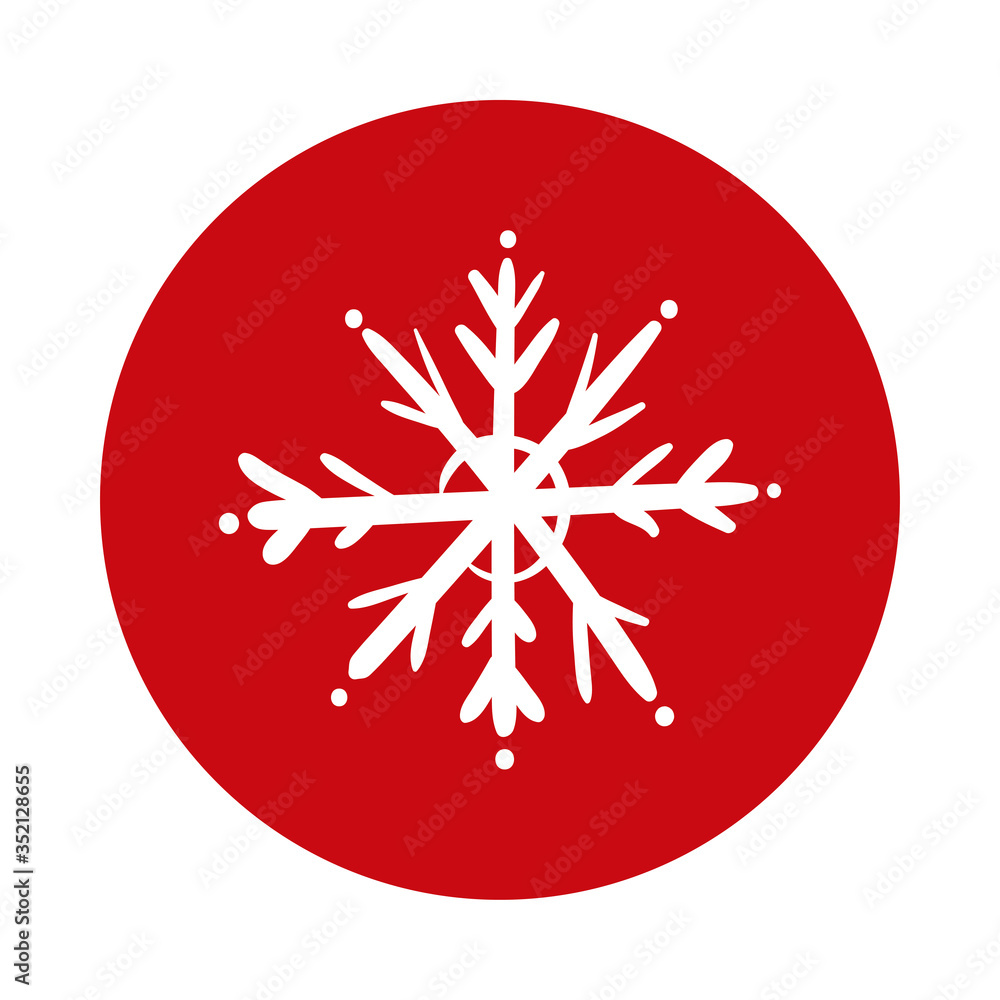 snowflake ice block style icon snowflake ice block style icon