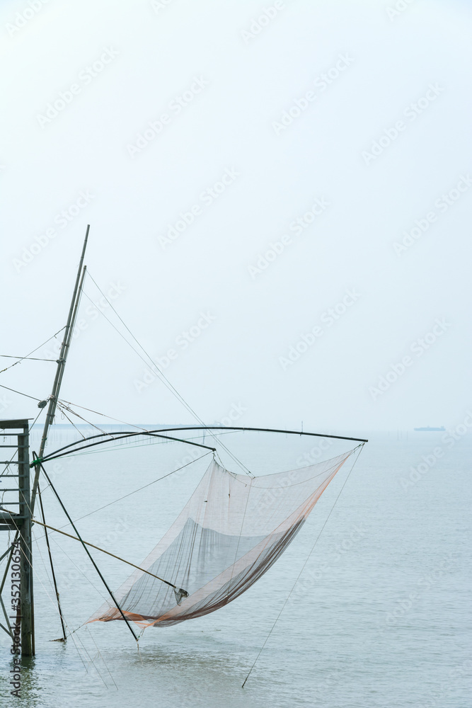 くもで網漁 有明海 くもで網漁 有明海