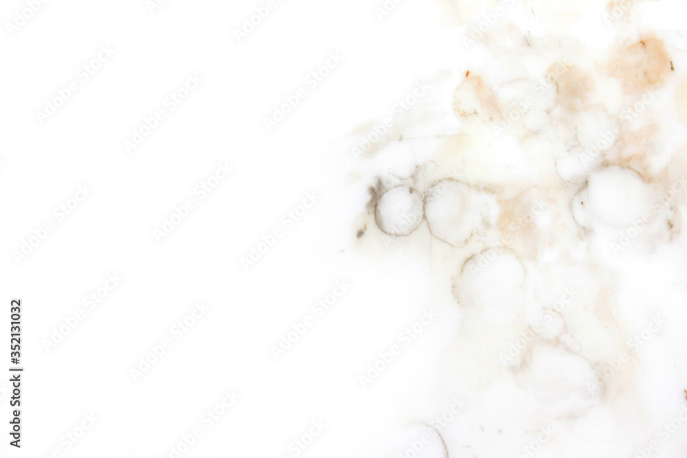the background is white with gray and brown spots, random paint on a white, transparent background, random spots, ink, watercolor. factura similar to marble the background is white with gray and brown spots, random paint on a white, transparent background, random spots, ink, watercolor. factura similar to marble