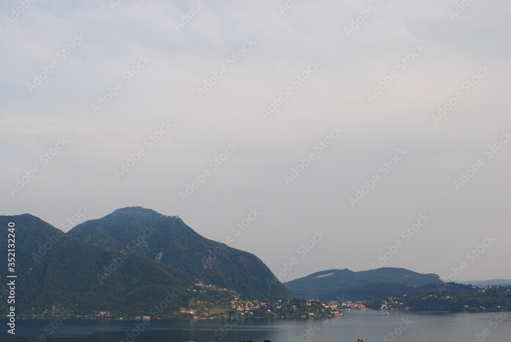 Mountains near Lago Maggiore in Italy Mountains near Lago Maggiore in Italy