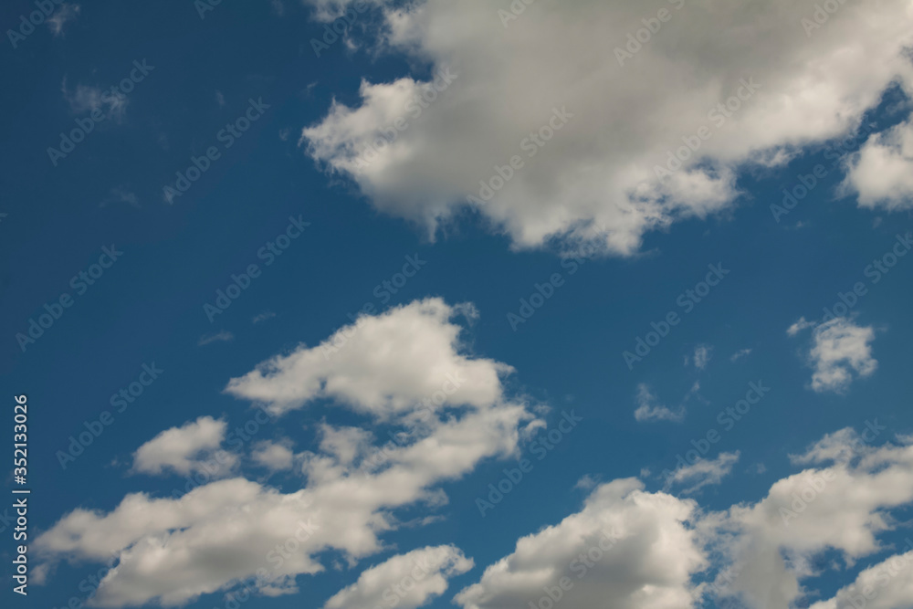 Fototapeta premium Beautiful clouds with sky background. Nature weather, cloud sky.