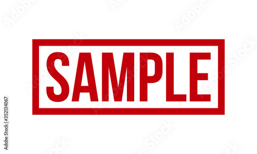 Sample Rubber Grunge Stamp Seal Vector Illustration