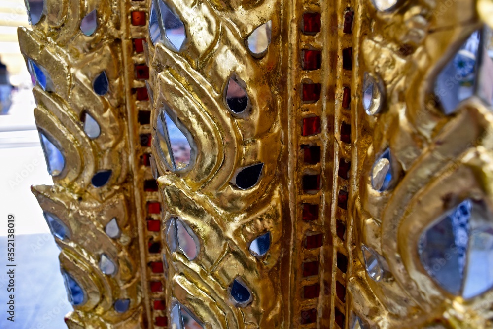 Fototapeta premium It is beautiful decoration at Wat Phra Kaew.