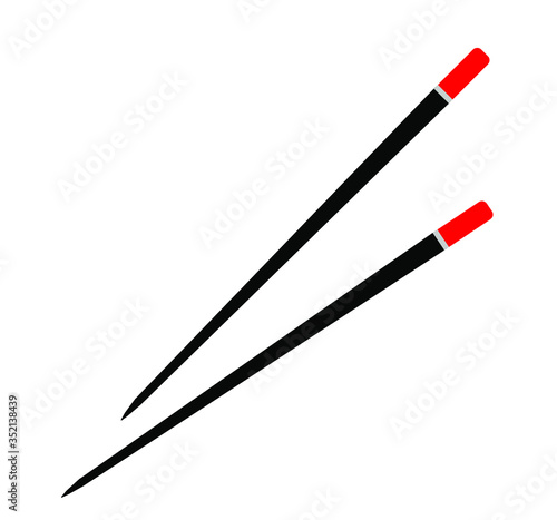 chopsticks vector illustration, chopsticks design 