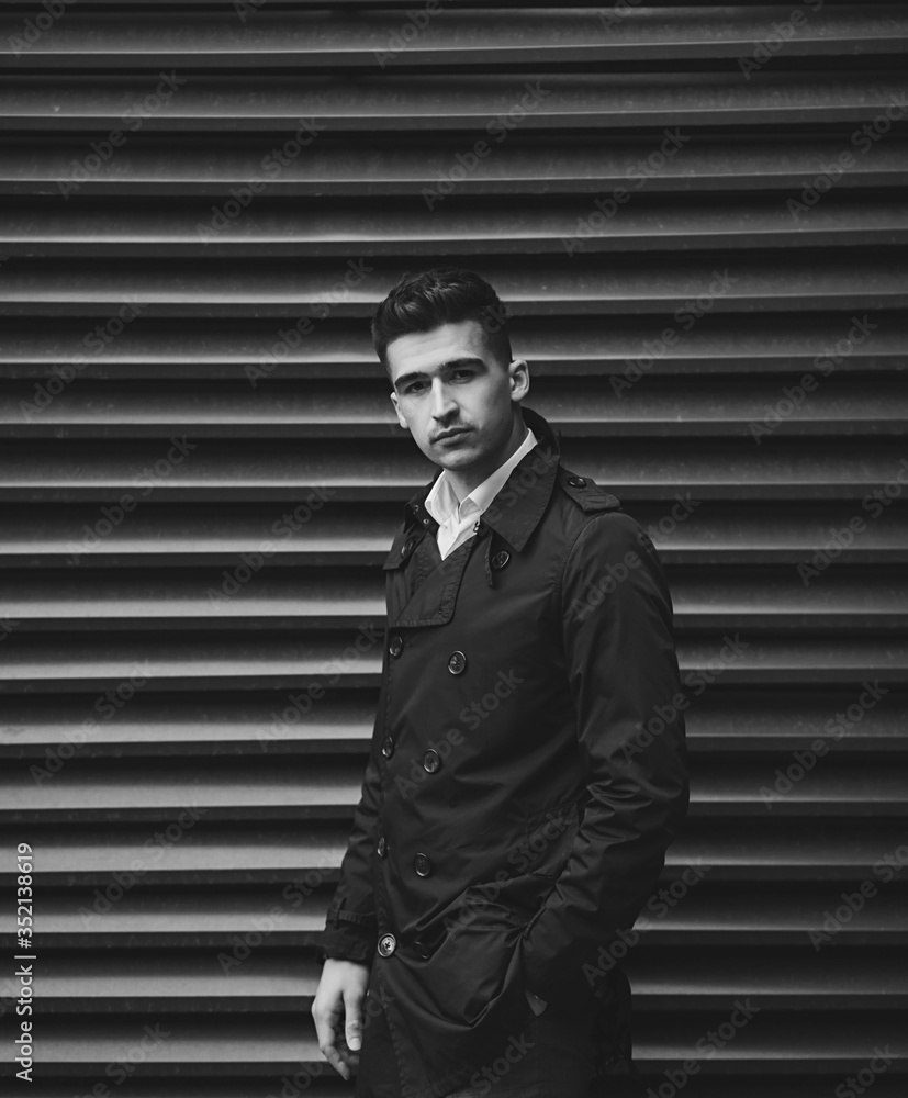 Portrait of stylish handsome young man Portrait of stylish handsome young man