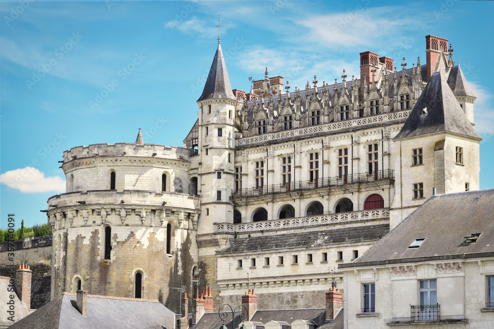 Vista del chateau de Amboise