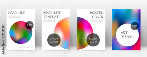 Flyer layout. Trendy splendid template for Brochur