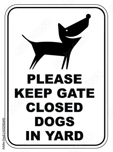 keep gate closed dog in yard