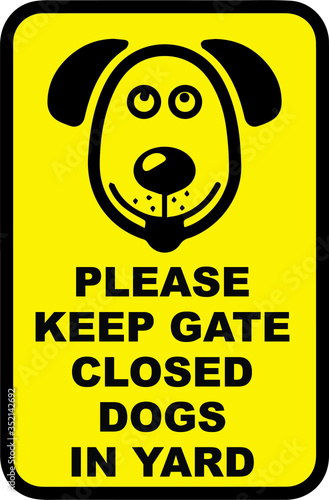 keep gate closed dog in yard