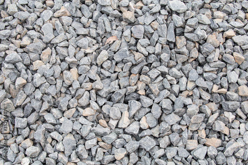 Crushed stone texture background. Crushed stone construction materials. Crushed stone texture background. Crushed stone construction materials.