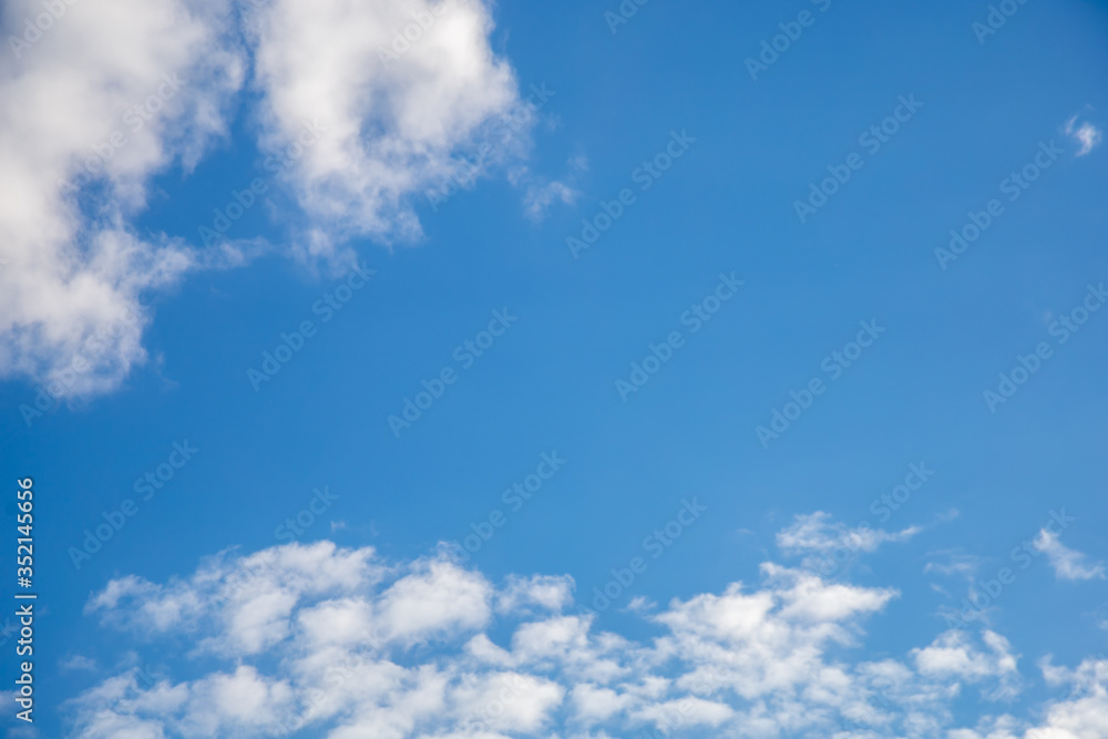 Blue sky with white clouds, background Blue sky with white clouds, background