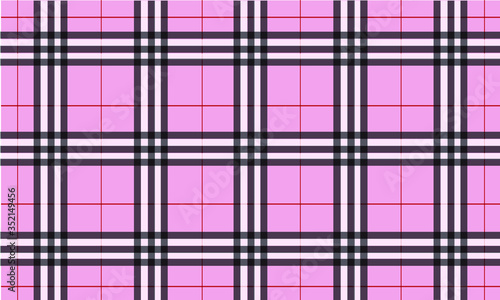 Pink Burberry style Tartan Pattern	