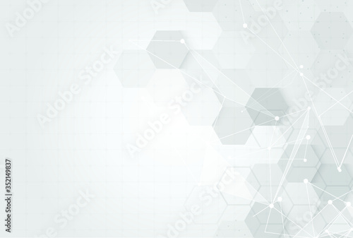 health care and science icon pattern medical innovation concept background vector design.
