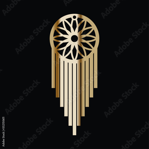 Earring Design. Cutout fringe jewellery. Template is suitable for creating dainty & fashion women jewellery: earrings, necklace, keychain.
